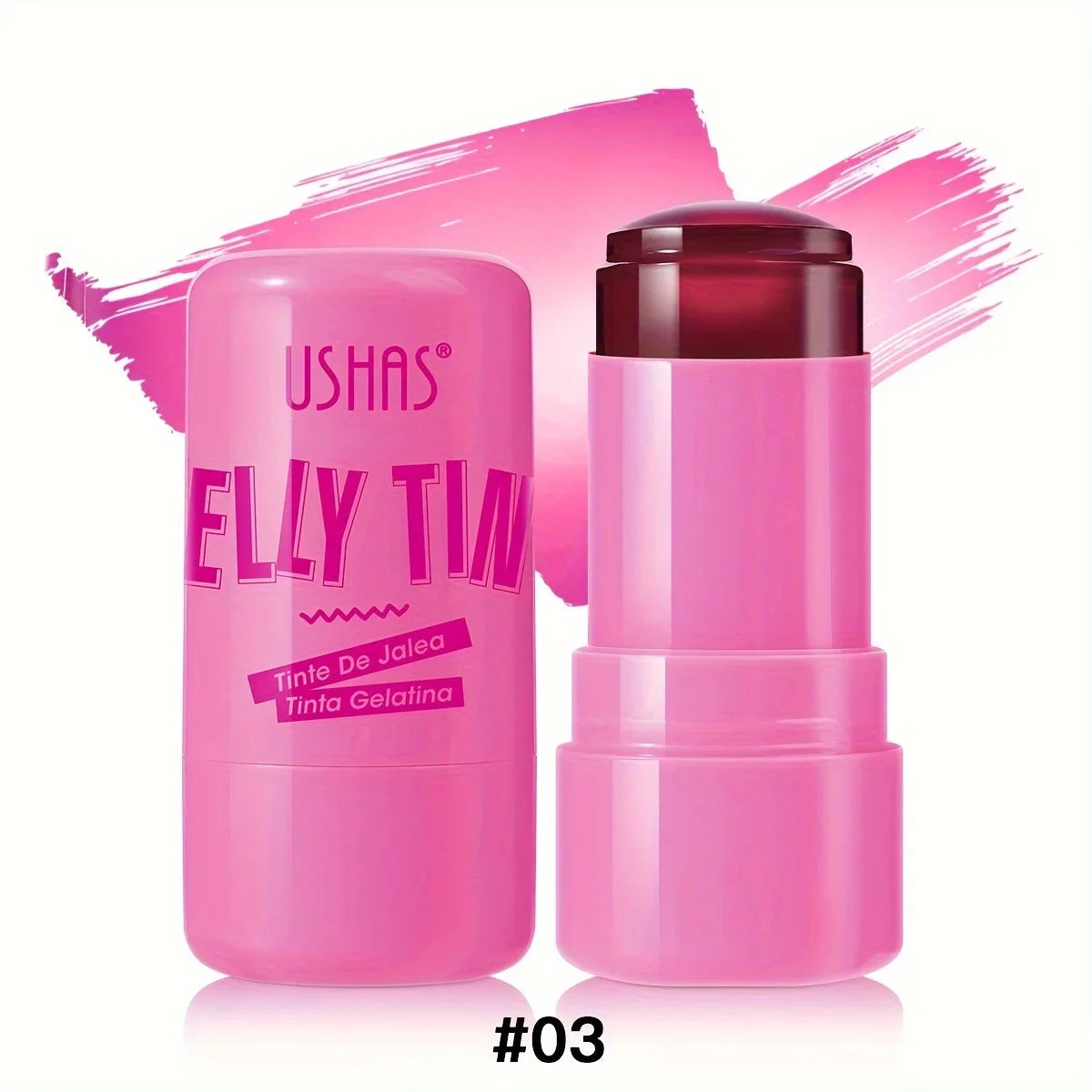 3-in-1 Jelly Stick – Blush, Lip Balm & Eyeshadow with Matte and Moisturizing Finish (4 Colors)