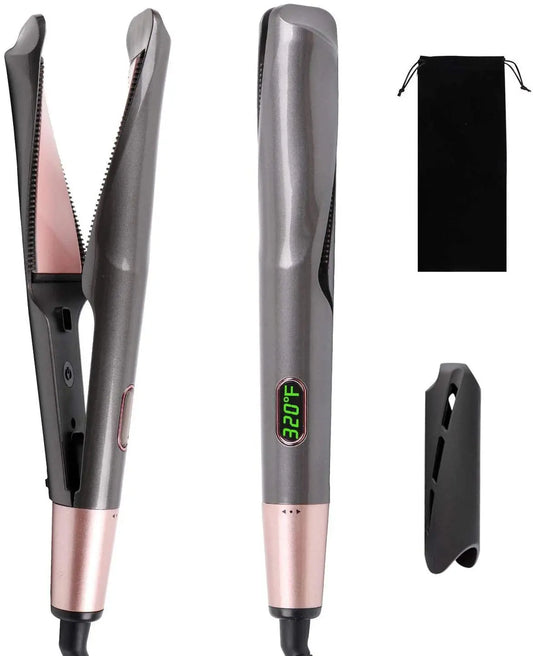 2-in-1 Hair Curler & Straightener