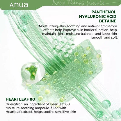 Anua Calming Moisturizing Set Heartleaf 80%