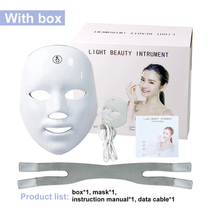 7-Color LED Facial Mask – Skin Rejuvenation