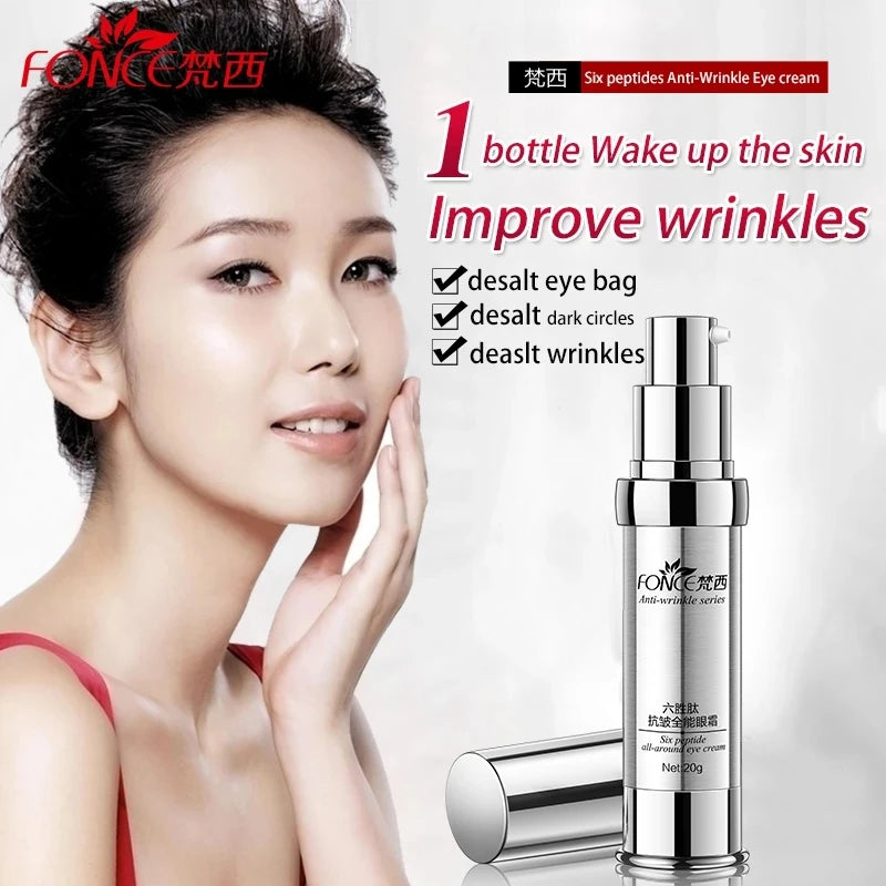 "Six Peptides Eye Cream: Korean Skin Care for Youthful Eyes