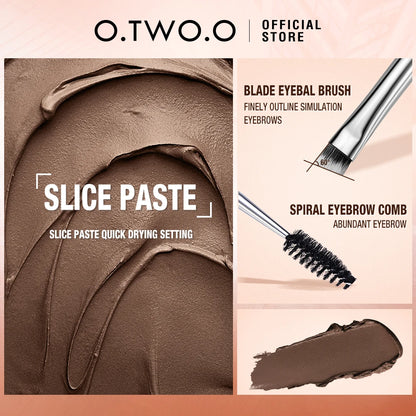 2-in-1 Eyebrow Pomade & Gel – Creamy Texture, Waterproof & Long-Lasting Finish