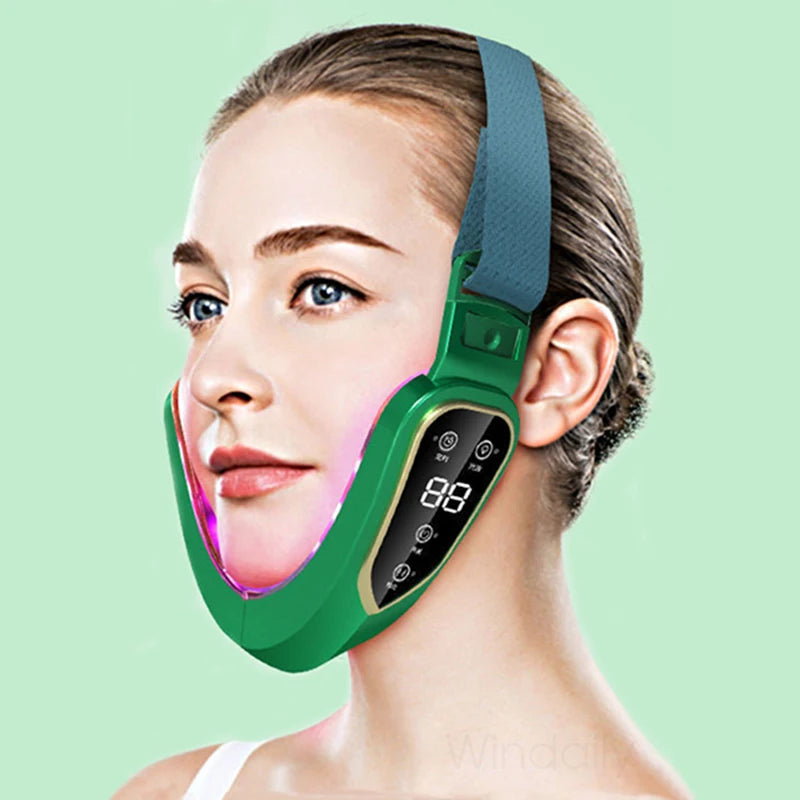 "6-in-1 Facial Lifting Device: LED Photon Therapy