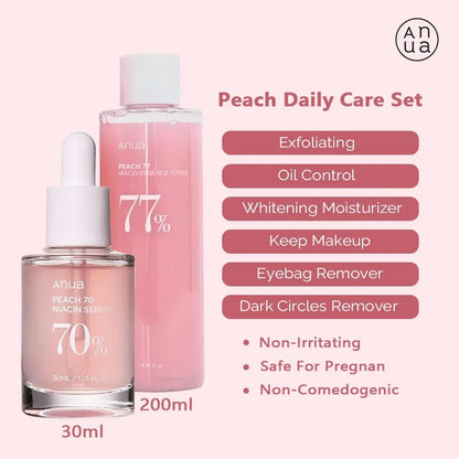 Anua Peach 70% Niacinamide Serum Exfoliating