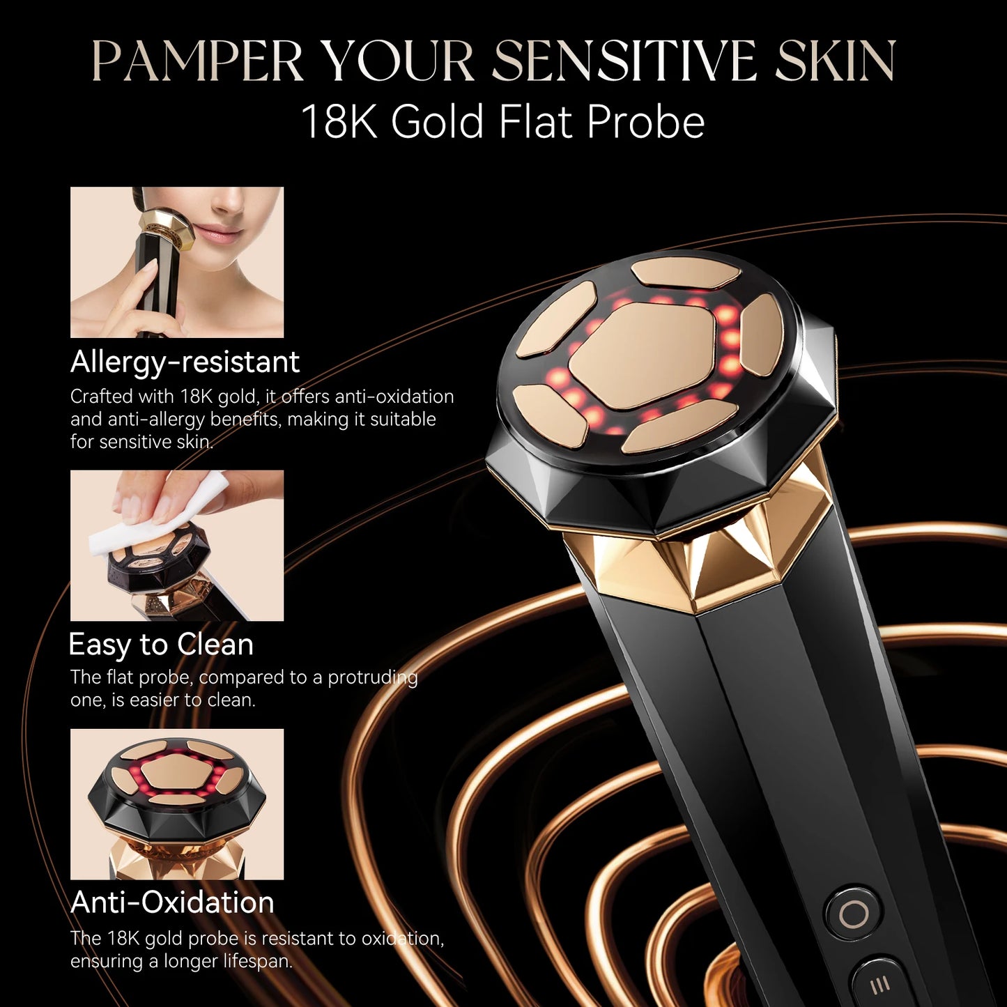 GoldRadiance 18K Pro Skincare Device"