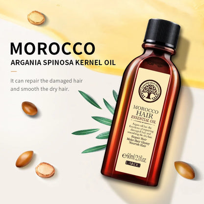 LAIKOU 60ml Pure Morocco Hair Essential Oil Argan