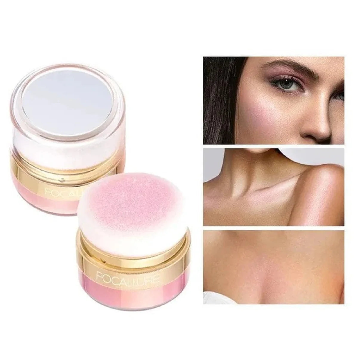 FOCALLURE Glitter Bronzers Highlighter Powder