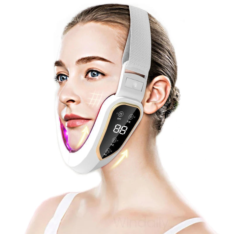 "6-in-1 Facial Lifting Device: LED Photon Therapy