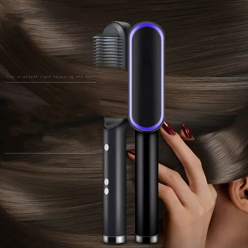 Thermostatic Hair Straightener Comb - 5 Temperature