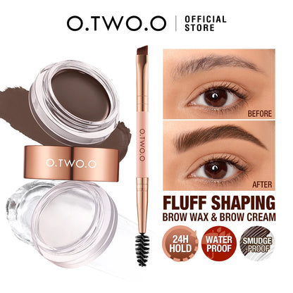 2-in-1 Eyebrow Pomade & Gel – Creamy Texture, Waterproof & Long-Lasting Finish