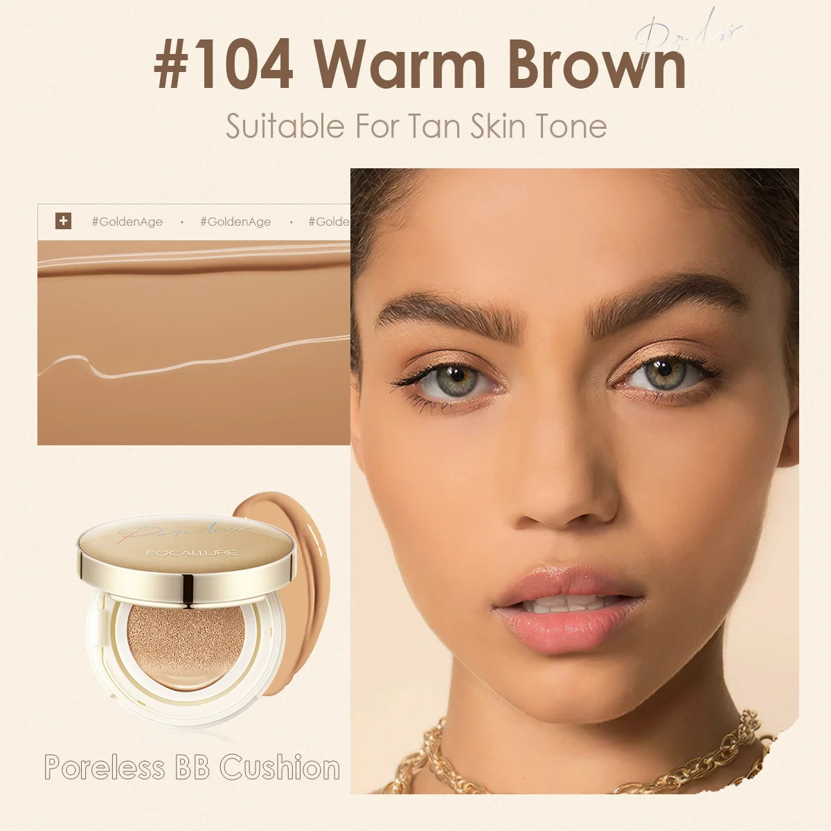 FOCALLURE Air Cushion Poreless BB Cream