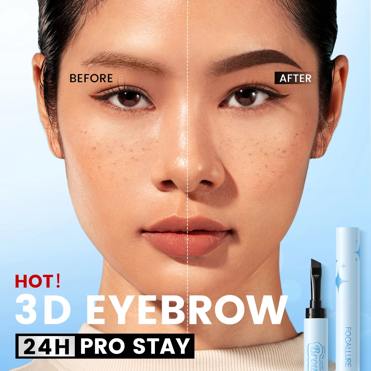 3D Eyebrow Gel Cream 2 In