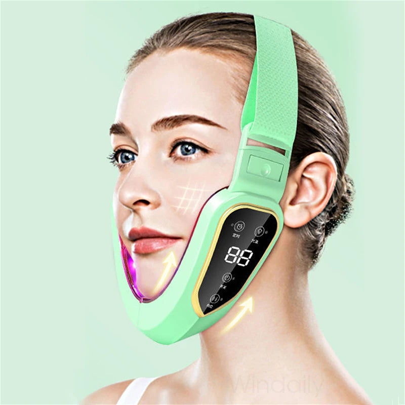 "6-in-1 Facial Lifting Device: LED Photon Therapy