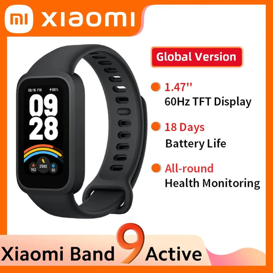 Xiaomi Mi Band 9 Active 1.47'' 60Hz TFT Display Health Monitoring