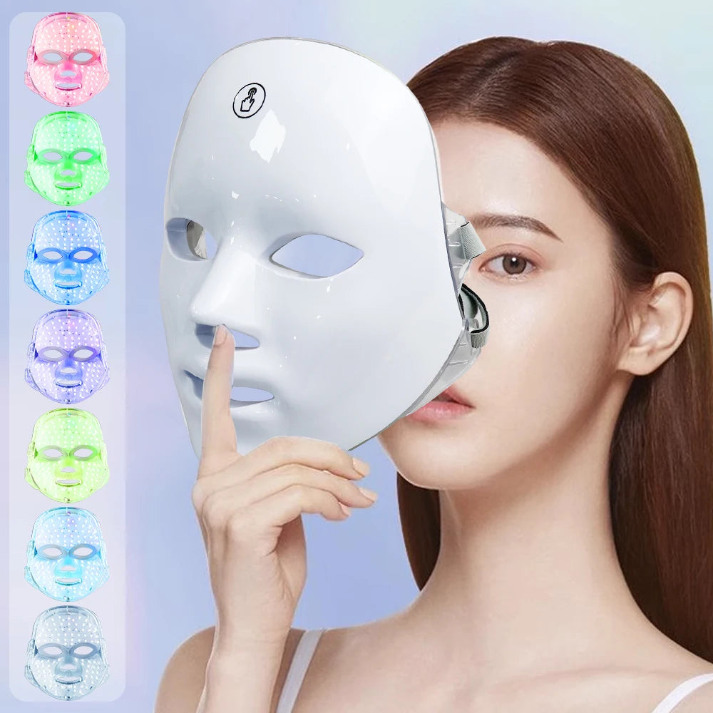 7-Color LED Facial Mask – Skin Rejuvenation