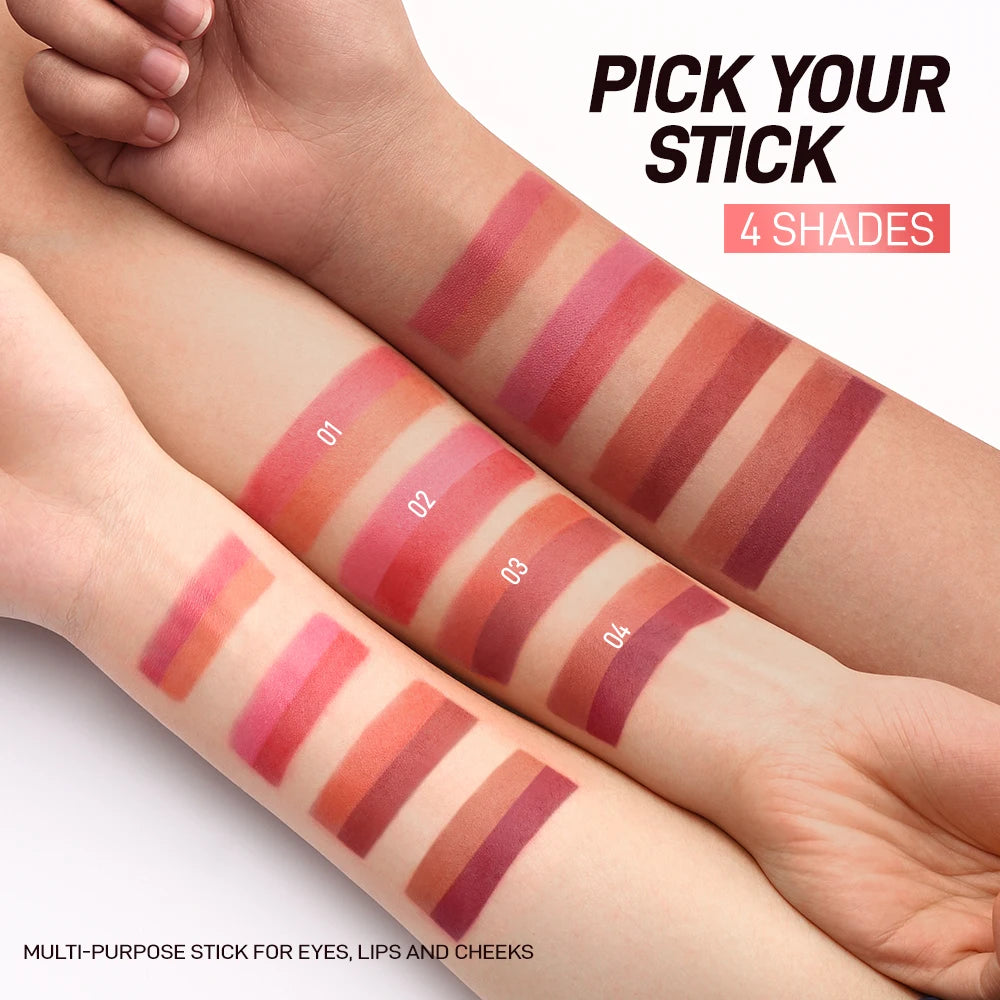 Blush Stick Lipstick 3-in-1