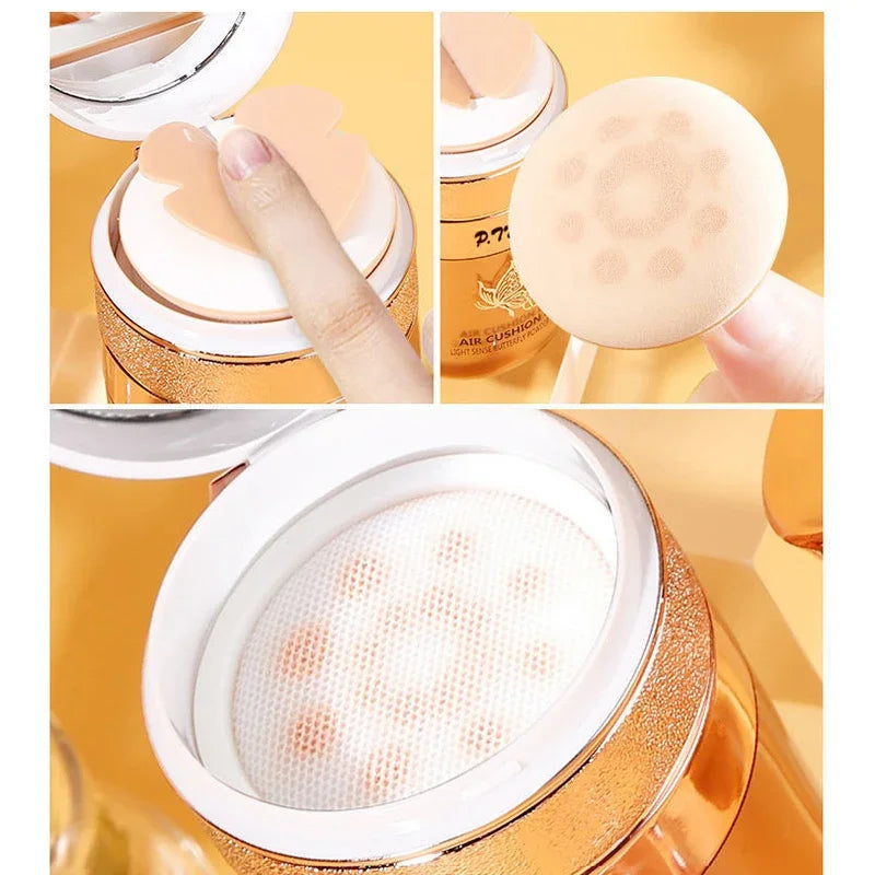 "Air Cushion BB Cream Butterfly: Base Hidratante 6 em 1