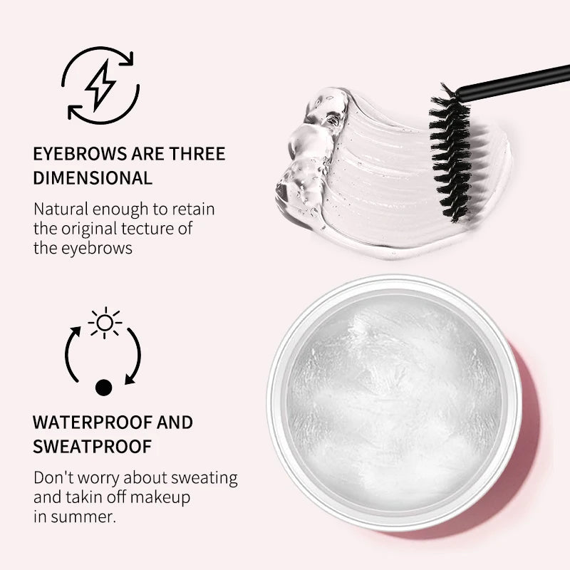 3D Eyebrow Styling Gel - Waterproof,