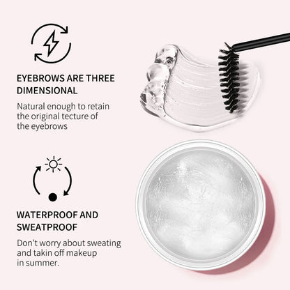 3D Eyebrow Styling Gel - Waterproof,