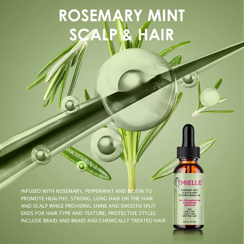 "Rosemary Mint Hair Growth Oil