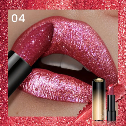 Metallic Shimmer Lipstick – Pearly Metallic Lipstick