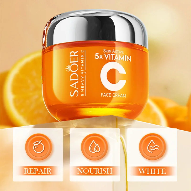 Vitamin C Face Cream - Brightening, Hydrating, and Firming