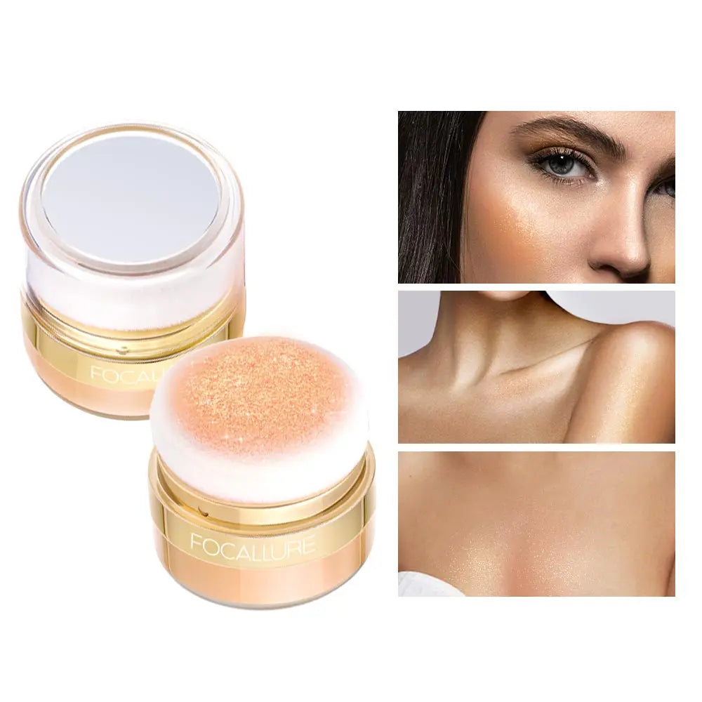 FOCALLURE Glitter Bronzers Highlighter Powder