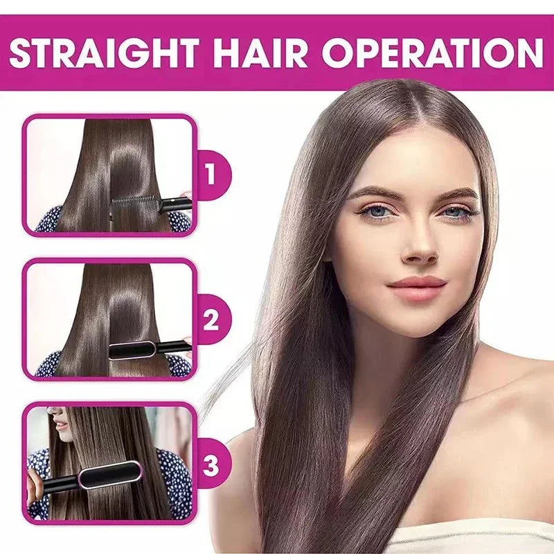 Thermostatic Hair Straightener Comb - 5 Temperature