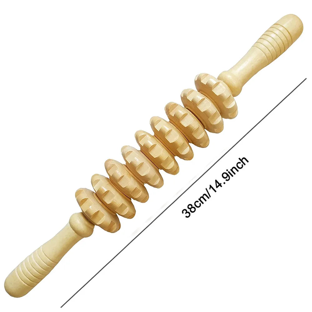 Rollers Wooden Massager