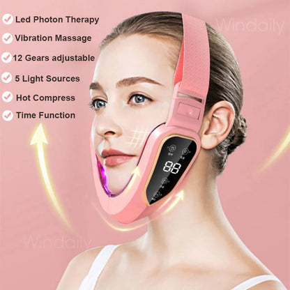 "6-in-1 Facial Lifting Device: LED Photon Therapy