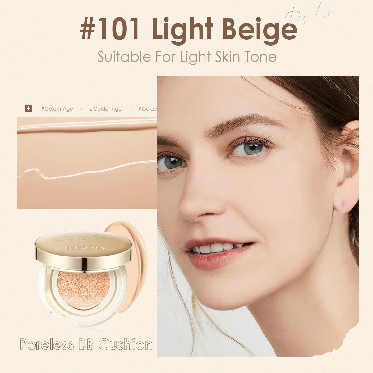 FOCALLURE Air Cushion Poreless BB Cream