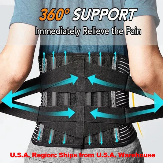 Back Braces Waist Belt Men Women