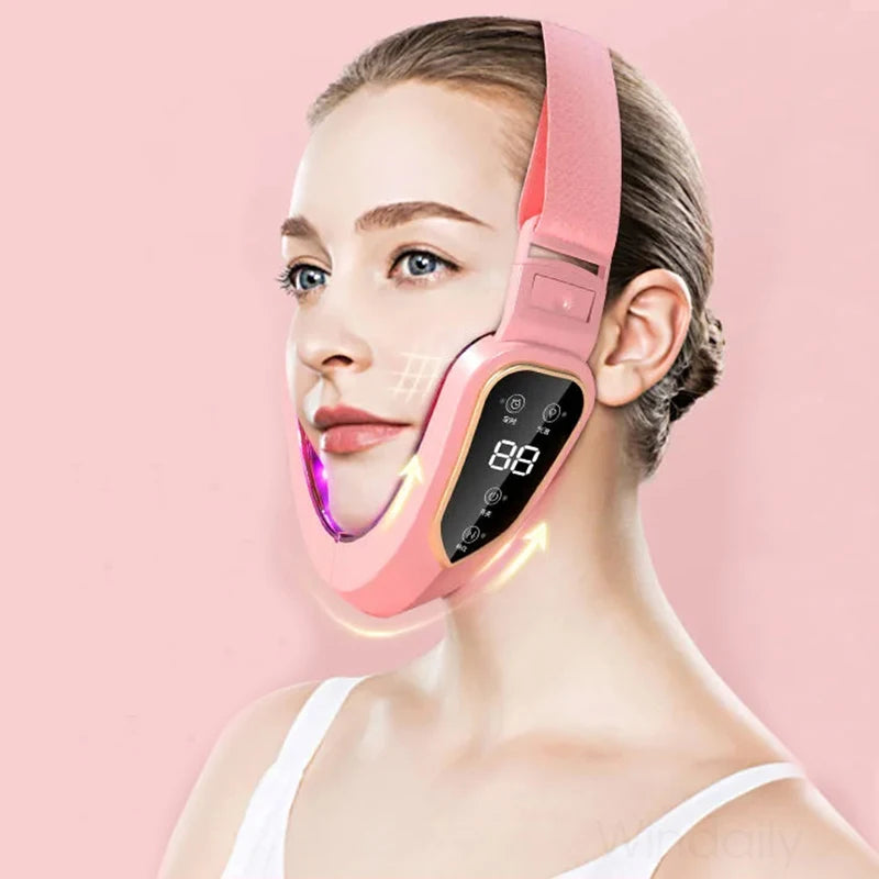 "6-in-1 Facial Lifting Device: LED Photon Therapy