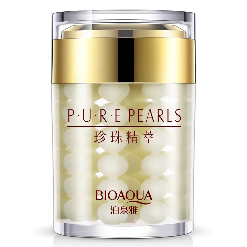 2pcs Pure Pearl Face Cream Moisturizing Skin Firming Hydrating Facial Cream