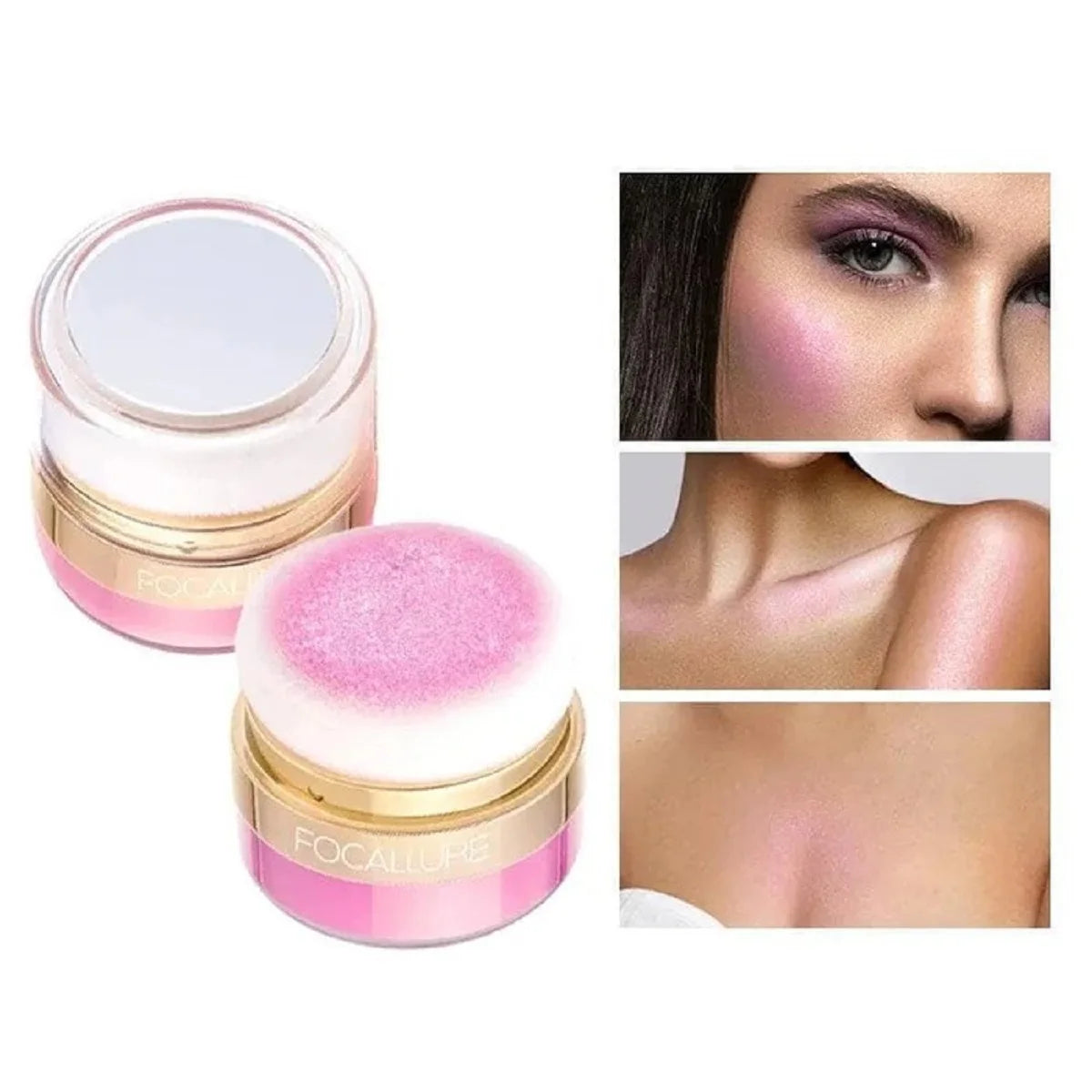 FOCALLURE Glitter Bronzers Highlighter Powder