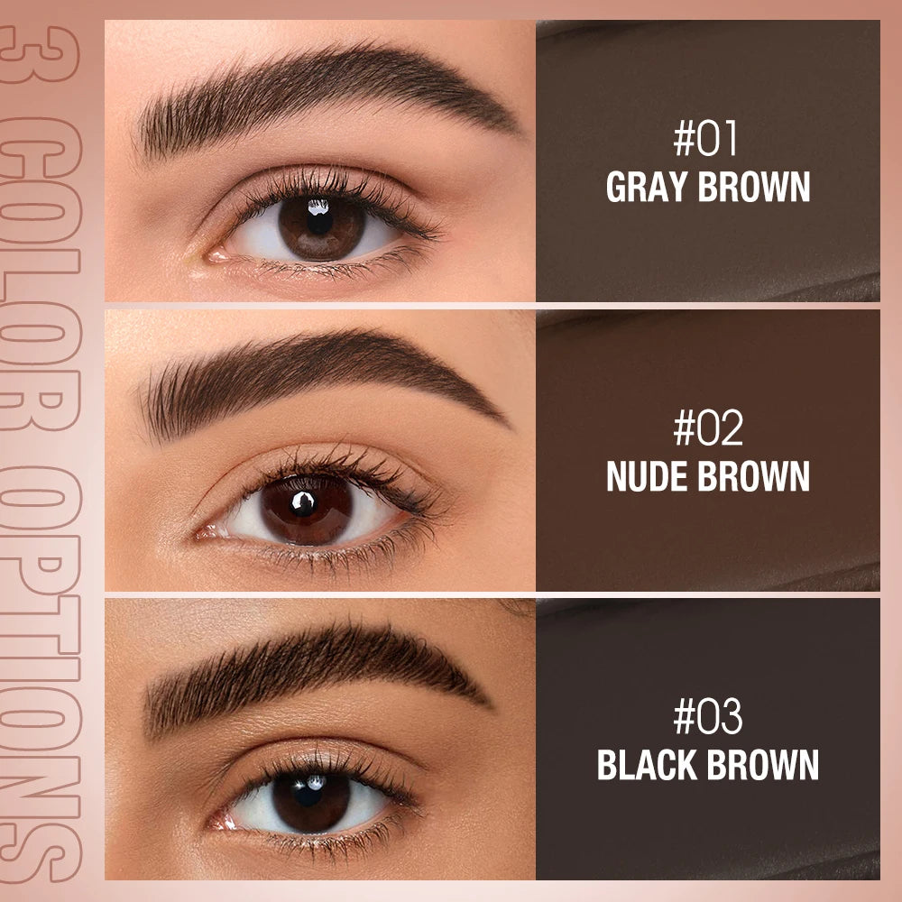 2-in-1 Eyebrow Pomade & Gel – Creamy Texture, Waterproof & Long-Lasting Finish