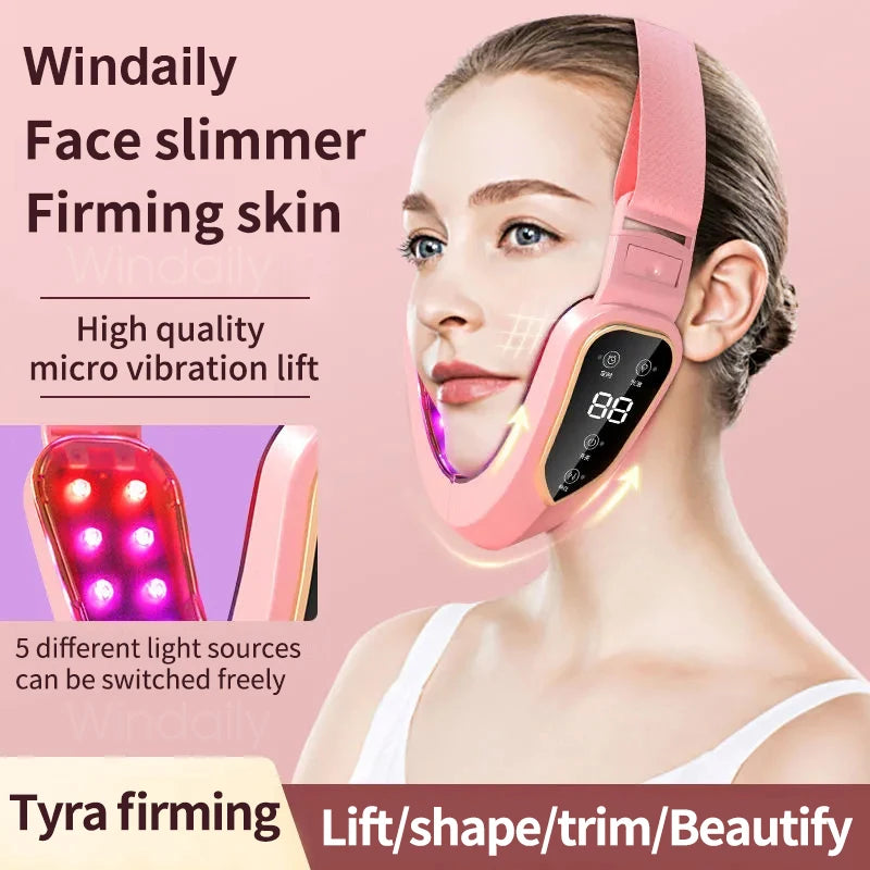 "6-in-1 Facial Lifting Device: LED Photon Therapy